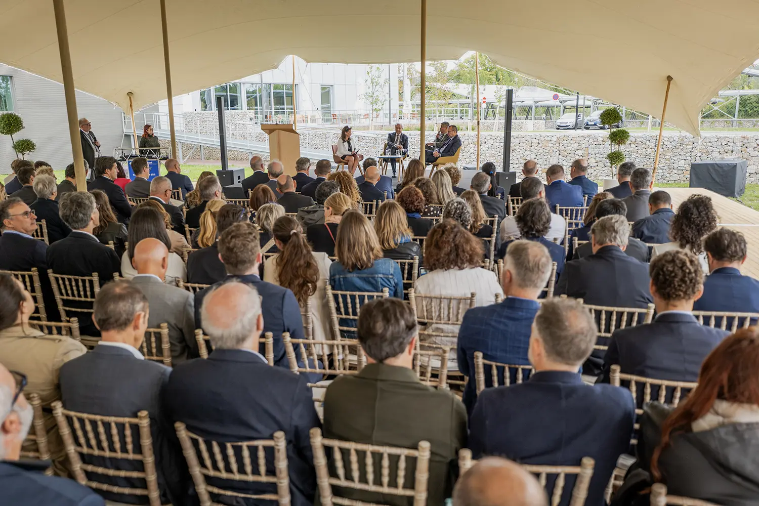 Evotec — Scène inauguration